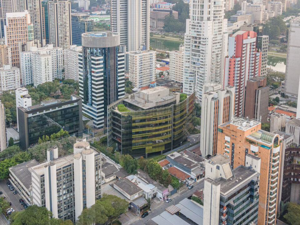 Edifício Arquiteto Carlos Brakte - Visão aérea